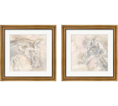 Gray Head 2 Piece Framed Art Print Set by Chris Paschke