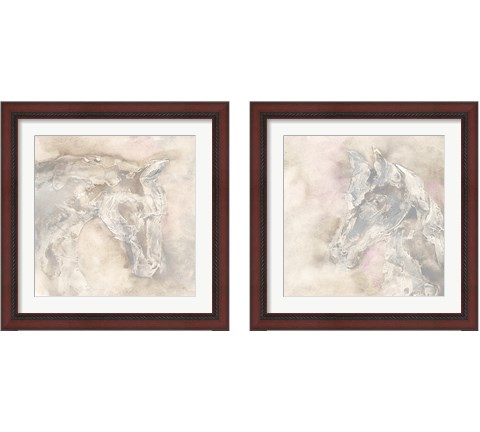 Gray Head 2 Piece Framed Art Print Set by Chris Paschke