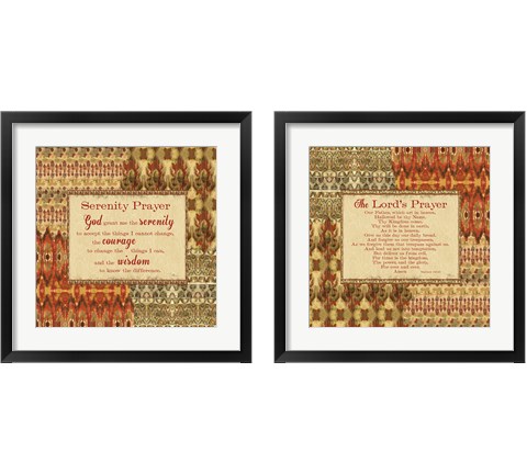 Mirage Words 2 Piece Framed Art Print Set by Pela Studio