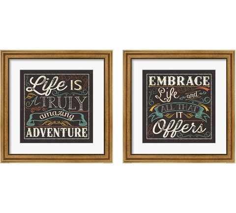 Life Is 2 Piece Framed Art Print Set by Pela Studio