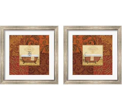 Spice Bath 2 Piece Framed Art Print Set by Daphne Brissonnet