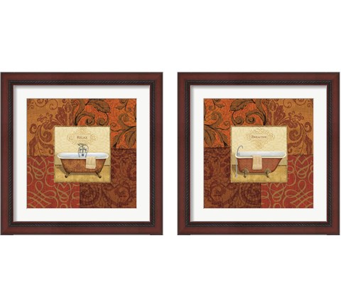 Spice Bath 2 Piece Framed Art Print Set by Daphne Brissonnet