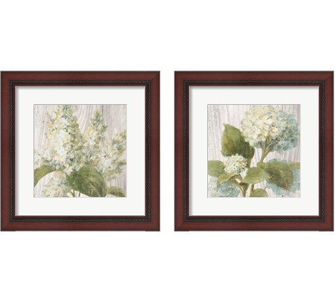 Scented Cottage Florals 2 Piece Framed Art Print Set by Danhui Nai