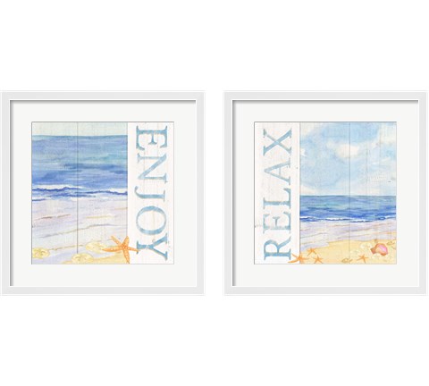 Savor the Sea 2 Piece Framed Art Print Set by Tara Reed