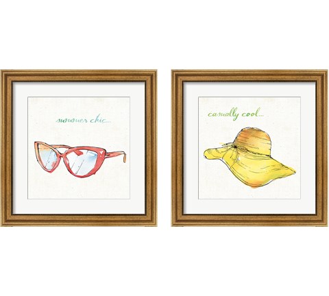 Surfs Up 2 Piece Framed Art Print Set by Anne Tavoletti