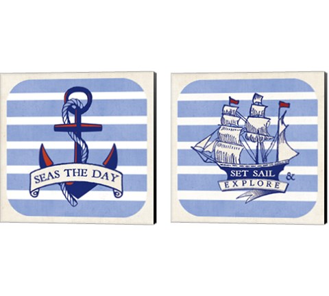 On the Coast 2 Piece Canvas Print Set by Studio Mousseau