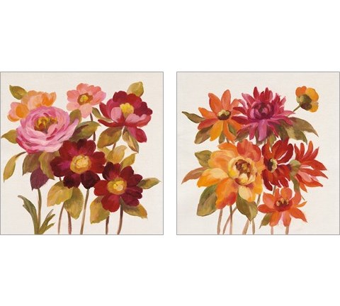 English Garden 2 Piece Art Print Set by Silvia Vassileva