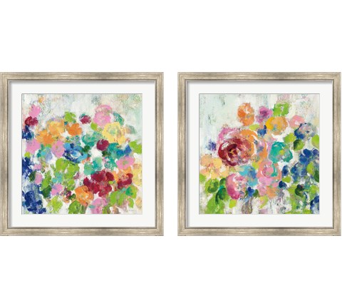 Hydrangea Bouquet 2 Piece Framed Art Print Set by Silvia Vassileva