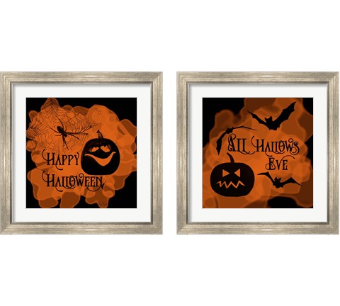 Halloween 2 Piece Framed Art Print Set by Ramona Murdock