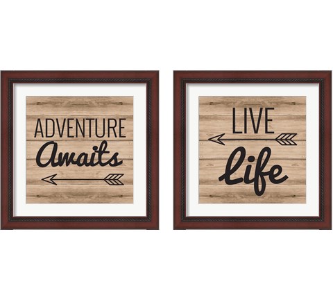 Wanderlust 2 Piece Framed Art Print Set by ND Art & Design