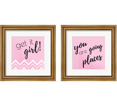 Get it Girl 2 Piece Framed Art Print Set by ND Art & Design