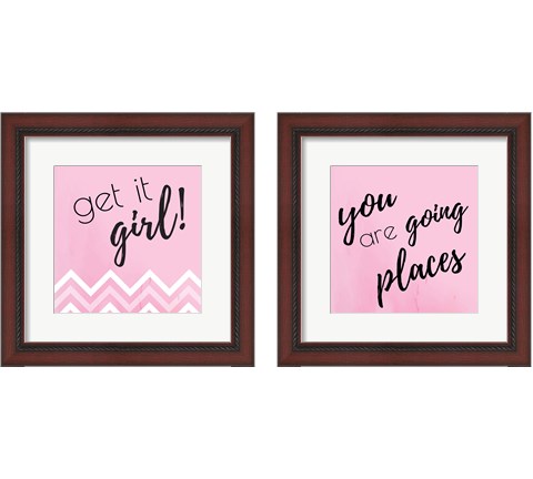 Get it Girl 2 Piece Framed Art Print Set by ND Art & Design