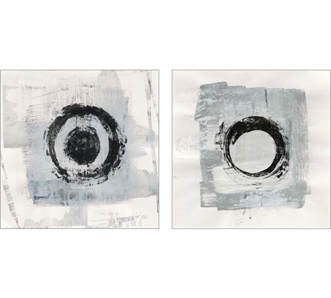 Zen Circle 2 Piece Art Print Set by Melissa Averinos