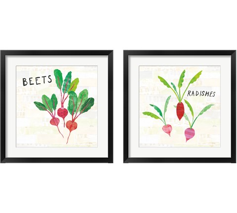 Kitchen Garden Cream 2 Piece Framed Art Print Set by Melissa Averinos