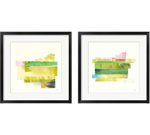 Stacks 2 Piece Framed Art Print Set by Melissa Averinos