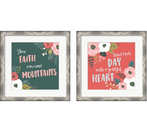 Wildflower Daydreams 2 Piece Framed Art Print Set by Laura Marshall