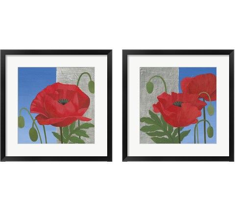 More Poppies 2 Piece Framed Art Print Set by Kathrine Lovell