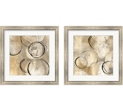 Circle in a Square 2 Piece Framed Art Print Set by Chris Paschke