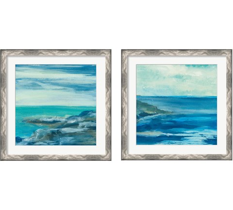 Inlet 2 Piece Framed Art Print Set by Chris Paschke