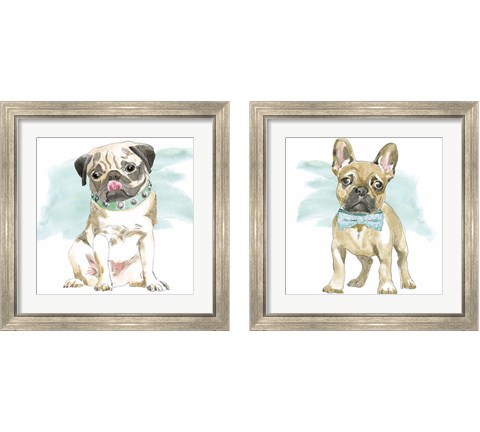 Glamour Pups 2 Piece Framed Art Print Set by Beth Grove