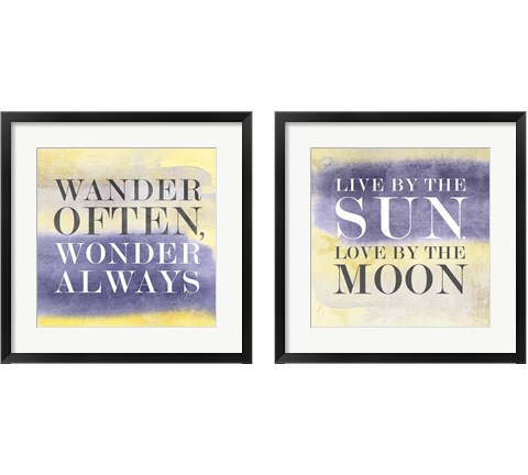 Live in Yellow 2 Piece Framed Art Print Set by Posters International Studio