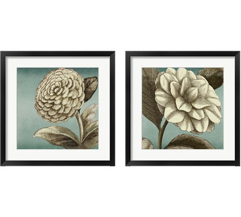 Slowdance Woodblock 2 Piece Framed Art Print Set by Posters International Studio