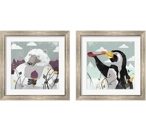 Arctic Animals 2 Piece Framed Art Print Set by Posters International Studio