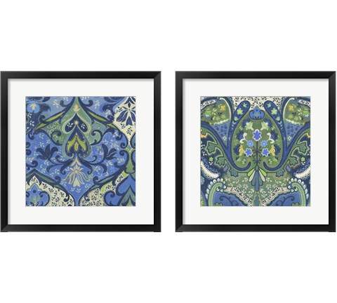 Garden Mosaic 2 Piece Framed Art Print Set by Posters International Studio