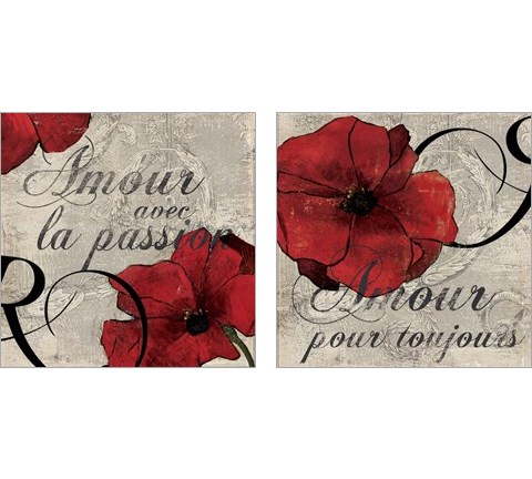 Amour 2 Piece Art Print Set by Posters International Studio