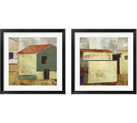 Abstract Construction 2 Piece Framed Art Print Set by Posters International Studio