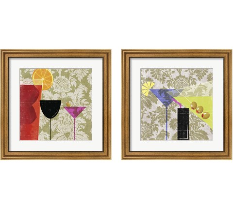 Cocktail  2 Piece Framed Art Print Set by Posters International Studio