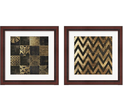 Art Deco 2 Piece Framed Art Print Set by Tom Reeves