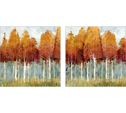 Birch  2 Piece Art Print Set by Edward Selkirk