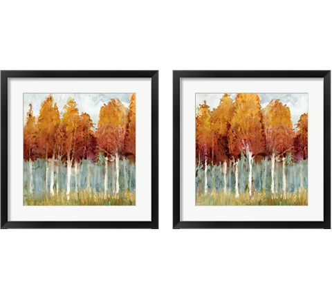 Birch  2 Piece Framed Art Print Set by Edward Selkirk