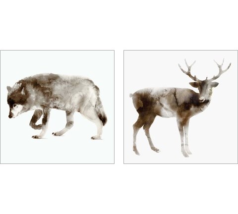 Wildlife 2 Piece Art Print Set by Edward Selkirk