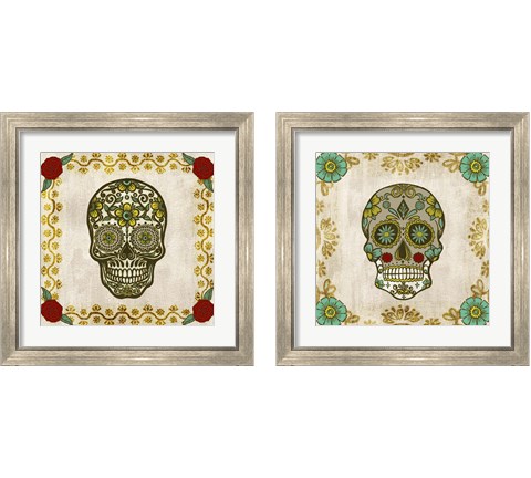 Day of the Dead 2 Piece Framed Art Print Set by Melissa Wang