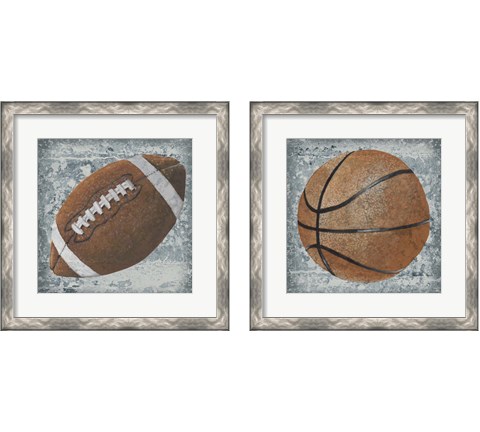 Grunge Sporting 2 Piece Framed Art Print Set by Studio W