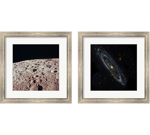 Space Photography 2 Piece Framed Art Print Set