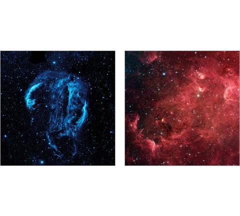 Space Photography 2 Piece Art Print Set