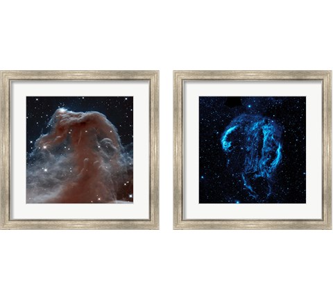 Space Photography 2 Piece Framed Art Print Set