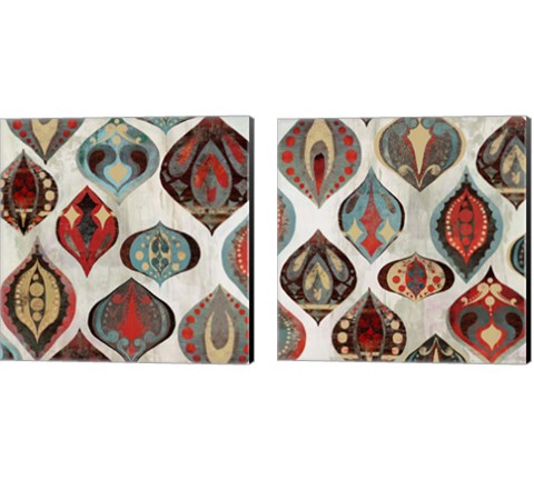 Ornamental  2 Piece Canvas Print Set by Aimee Wilson