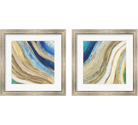 Agate 2 Piece Framed Art Print Set by PI Galerie