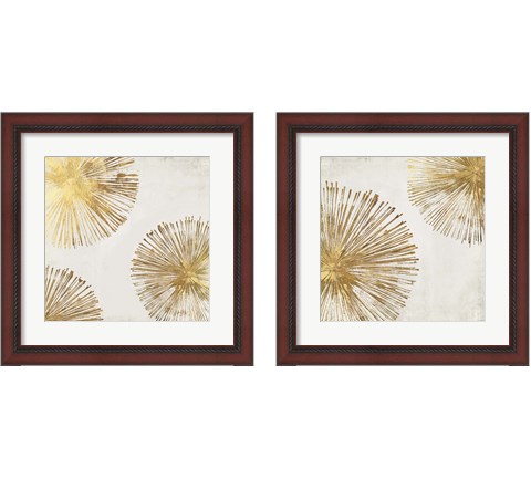 Gold Star 2 Piece Framed Art Print Set by PI Galerie