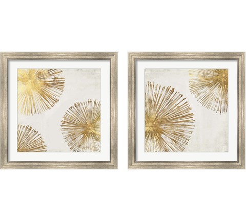 Gold Star 2 Piece Framed Art Print Set by PI Galerie