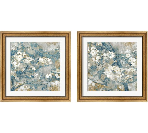 Golden Dogwood 2 Piece Framed Art Print Set by Edward Selkirk