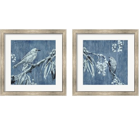 Denim Songbird 2 Piece Framed Art Print Set by Edward Selkirk