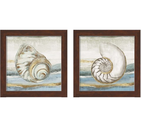 Pacific Touch  2 Piece Framed Art Print Set by Aimee Wilson