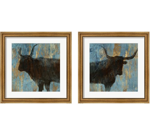 Bison 2 Piece Framed Art Print Set by Aimee Wilson