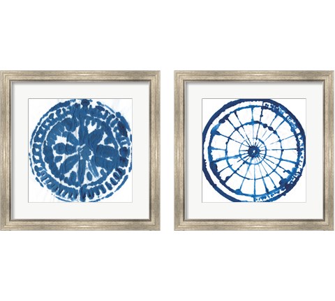 Indigo Dye 2 Piece Framed Art Print Set by Aimee Wilson