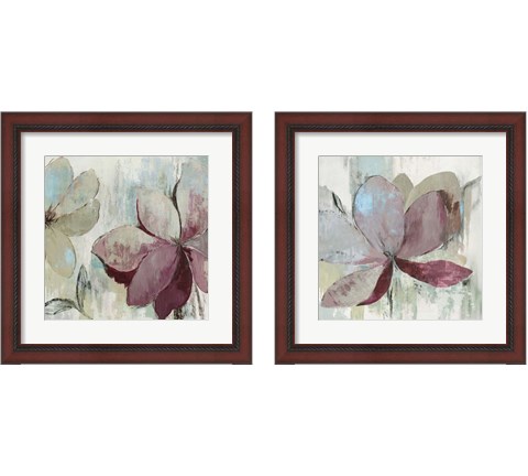 Drippy Floral 2 Piece Framed Art Print Set by Asia Jensen